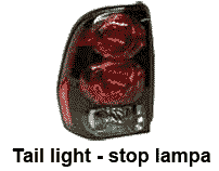 tail light - stop lampa